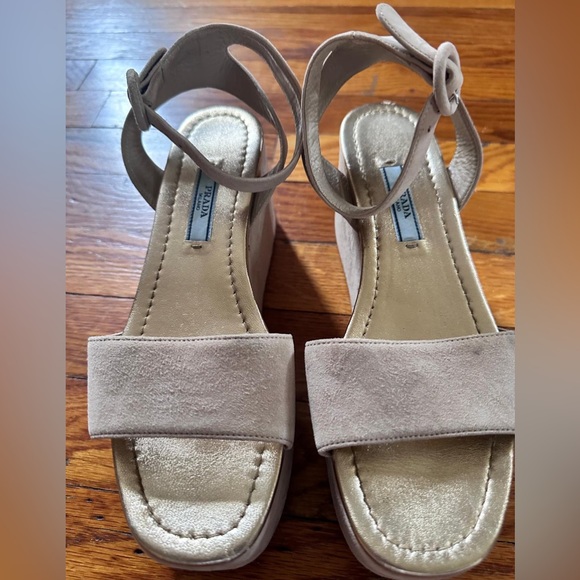 Prada Nib Platform Sandals - Picture 3 of 5